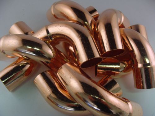 10 copper elbow hvac/r 90 lt el cxc 7/8&#034;od 3/4&#034;id a/c refrigeration fittings str for sale