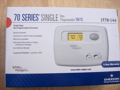 Emerson 70 Series Single Stage Non-Programmable Thermostat 1F78-144