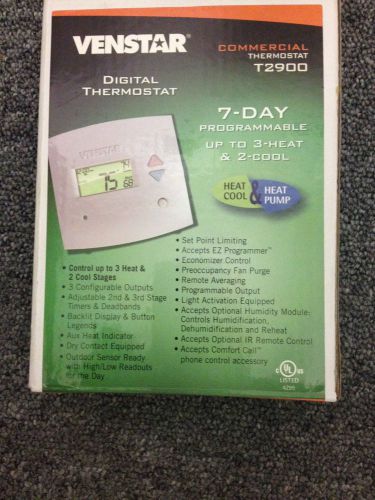 Venstar - T2900 - 7-Day/Dry Contact/Light Activated Commercial Thermostat