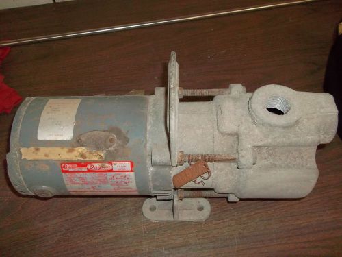Dayton jet pump motor used 5k956b 1/3 hp 3450 rpm teel pump 1p862 (250) for sale