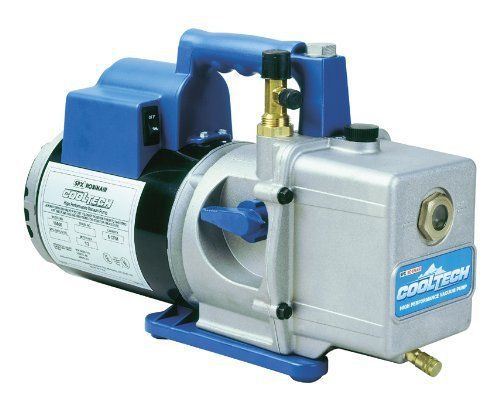 Robinair 15600 cooltech 6 cfm two stage vacuum pump for sale