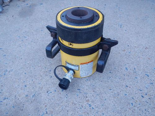 Enerpac rch-603 hydraulic cylinder hollow 60 ton 3&#034; stroke w/new coupler for sale