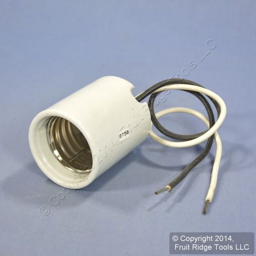 Leviton mogul porcelain hid lampholder high pressure no spring socket bulk 8756 for sale