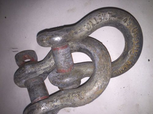 LOT OF 2 CROSBY SHACKLE CLEVIS
