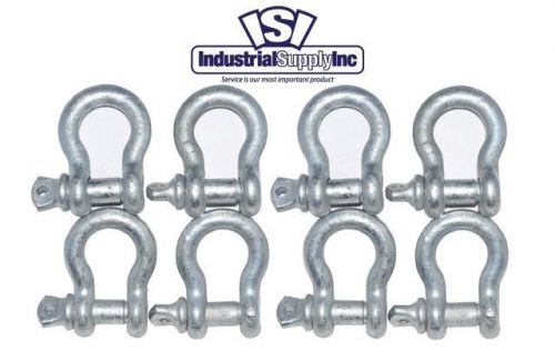 5/8&#034; ALLOY Screw Pin Clevis Anchor Shackle (8-pk)
