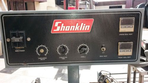Shanklin a-23 automatic l-bar sealer - w/cryovac film rolls - waste canister for sale