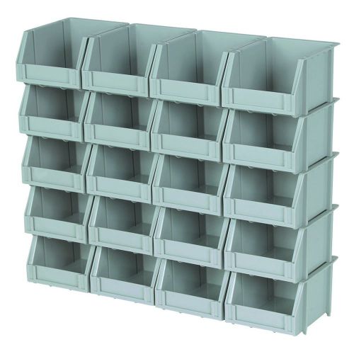 20 piece poly bins and rails for storing nut bolt washer household items etc! for sale