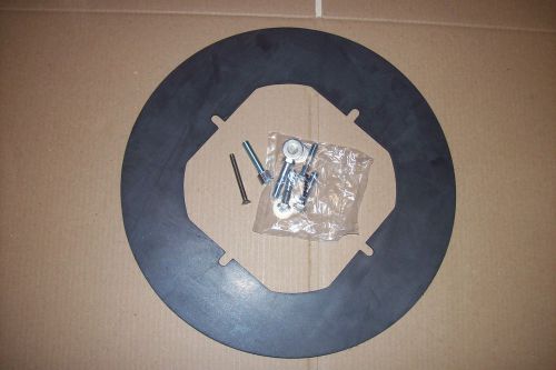 Zurn heavy duty rubber gasket z610-118 outside dia 16&#034; - inside 8 3/4&#034; for sale