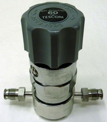 Grey tescom 74-2461krg20-037 manual pressure regulator valve 1/2&#034; male vcr for sale