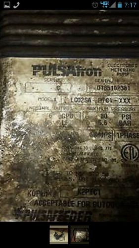 Used pulsatron electronic metering lc02sa-ptc1-xxx for sale