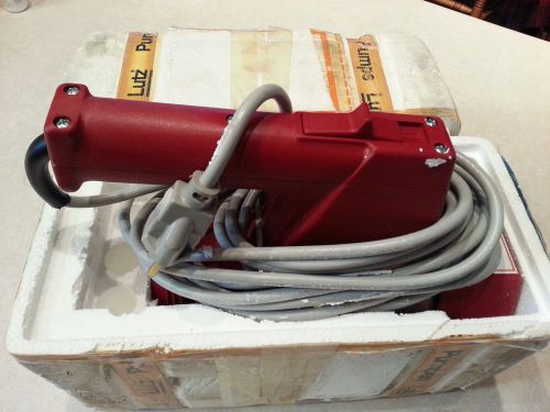 New lutz b28 non explosion proof drum portable pump motor nib 110v for sale