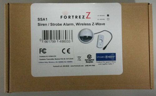 Z Wave Strobe Siren for Alarm system wireless Fortrezz