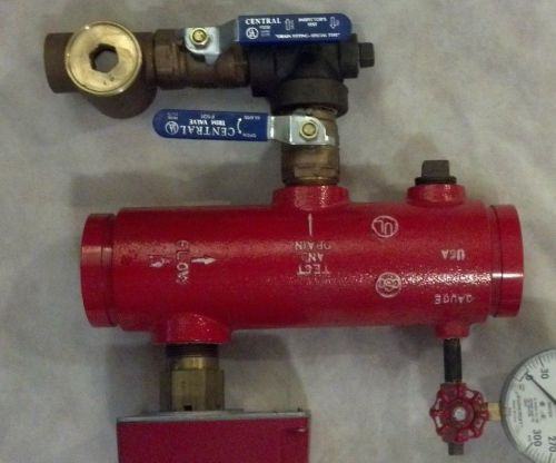 Tyco fire sprinkler riser manifold # 4062 3&#034; g x g floor control  mod 513 for sale