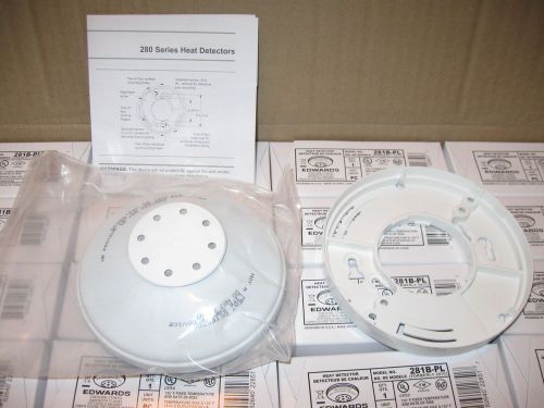 New case of 20 edwards 281b-pl 135 degree fixed &amp; rate-of-rise heat detector for sale
