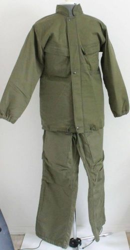1981 Chemical Protective Suit XS Coat Pants Green Small