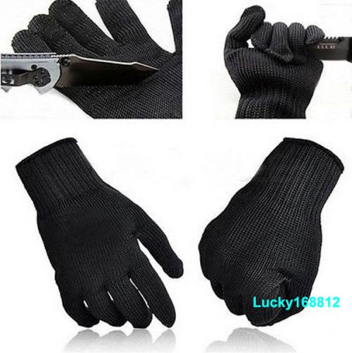 1 Pair Proof Protect Stainless Steel Wire Safety Cut Metal Mesh Butcher Gloves
