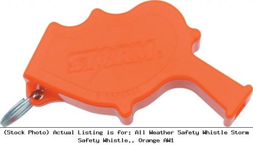 All Weather Safety Whistle Storm Safety Whistle., Orange AW1 Work Helmet: 101