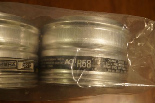 AO R 58 Replacement Chemical Cartridges Set of 2 NIB