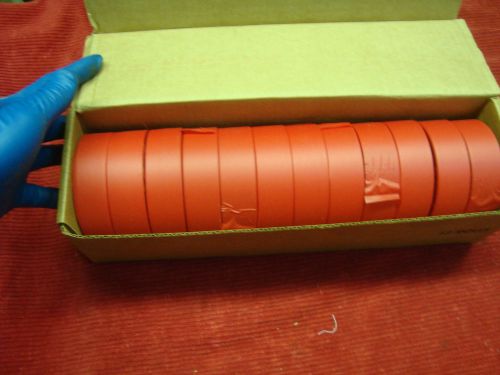 1-3/16&#034; RED SURVEYORS FLAGGING RIBBON 12 ROLLS ~NEW~