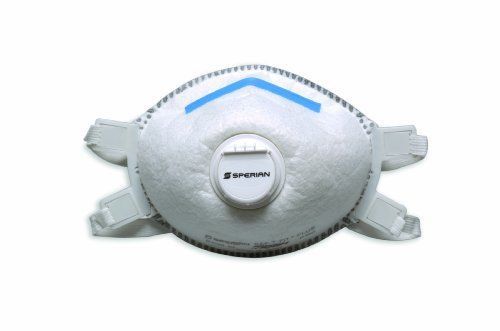 Saf fit plus disposable respirator with exhalation valve per box white 5 for sale