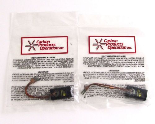 Lot of (2) Carbon Products Operation / CPO 763708X03 Graphite Electrical Brush