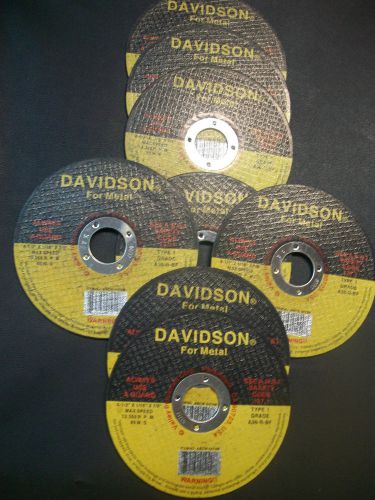 8-DAVIDSON CUT OFF WHEEL FOR METAL 4-1/2&#034;x1/16&#034;x7/8&#034; USA MADE ABCW-0412M NEW
