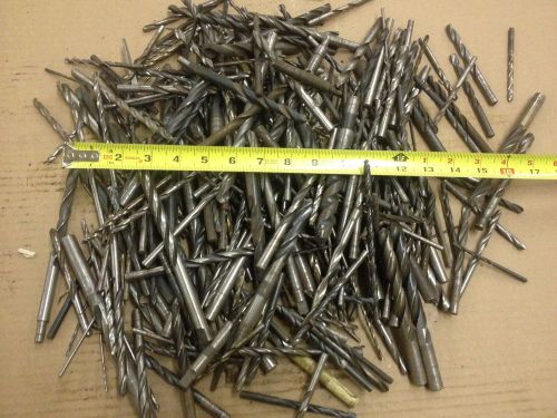 20 Lbs of assorted straight shank drill bits