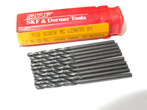 12 new skf &amp; dormer 5/64&#034; a230 135sp hs stub screw machine length twist drills for sale