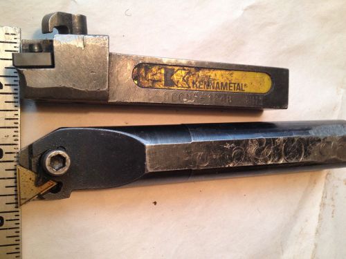 Lot 2 machinist kennametal lathe cutting tools dccnr-124b nh1 boring bar rtbap for sale