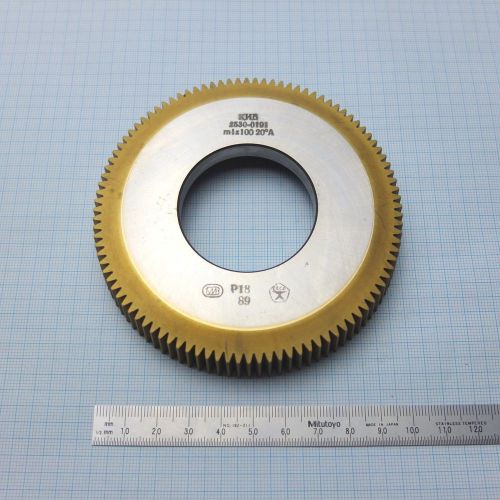 Module gear shaper cutter m1 z100 hss+tin modulfraser schneidrad zahnradfraser for sale