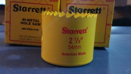 Sterrett, H0218, Bi-Metal Hole Saw, 2-1/8&#034;  New In Box