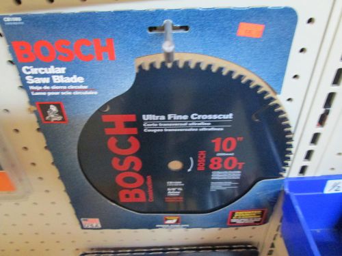 Bosch  carbide tip 10&#034; x 80t miter / table saw blade  cb1080 for sale