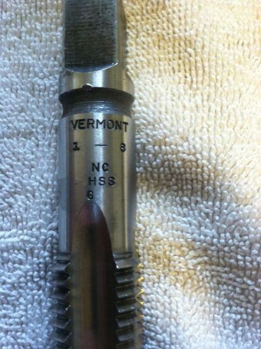 Vermont 1&#034; - 8 nc g tap -barely used!  no reserve!!! for sale