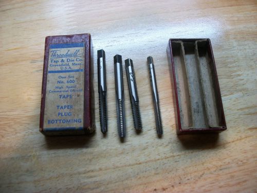VintageThreadwell Tap $ Die Co Greenfield,Ma USA-Mixed Set-Never Used