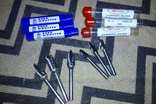 Carbide burr bits and metal munching cutters !!!!!! Great lot at great prices