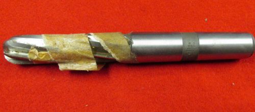 1 INCH DIAMETER BROWN AND SHARP SHANKED BALL END MILL