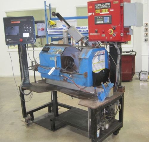 (1) weldline automation horizontal rotary welder - used - am13587 for sale