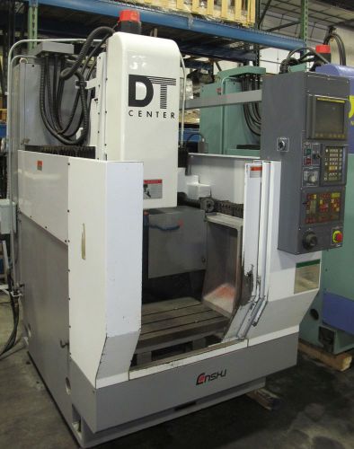 (1) used enshu model dt-c cnc vertical machining center new 1991 for sale