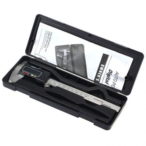 Electronic digital lcd steel vernier caliper gauge micrometer tool newest t89s for sale