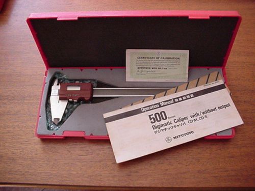 Mitutoyo 500 series 8&#034; digimatic caliper/0.01mm/.0005&#034;- 200mm/8&#034;/nr for sale