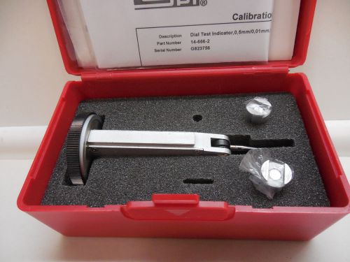 Spi 14-666-2 dial test inspection indicator gage gauge  7 jewels 0.01mm for sale
