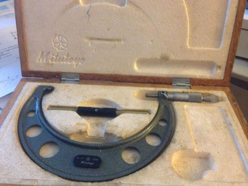Mitutoyo 103-221 6-7&#034; .0001&#034; Outside Micrometer