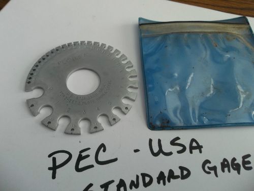 PEC Wire &amp; Sheet  Plate  Iron Steel Metal Gages Gage   Usa