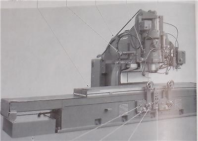 Cincinnati 28&#034; Milling Machine EM Service/Part Manual