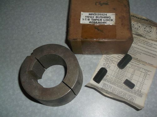 New lot of 2 dodge taper lock bushing 2517 1-7/8 119122 135525 free shipping for sale