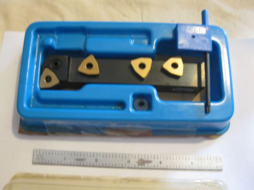 new iscar turning tool with 4 inserts..781 square shank.