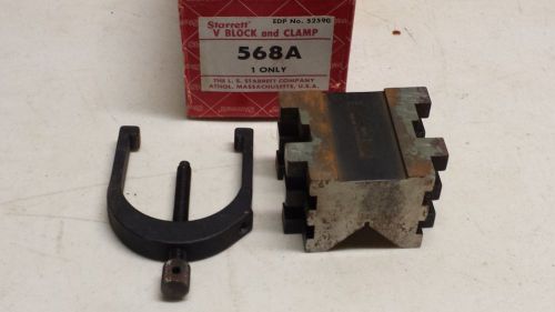 Starrett 568A V-Block and Clamp