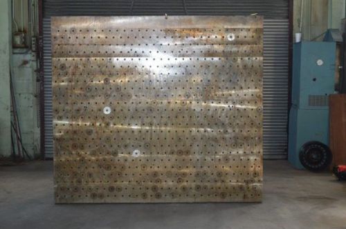 84&#034; X 78&#034; DRILLED &amp; TAPPED ANGLE PLATE - #27271
