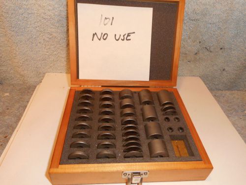 Machinists sp101buy now linkable hardened gage block set ==nos ++read for sale