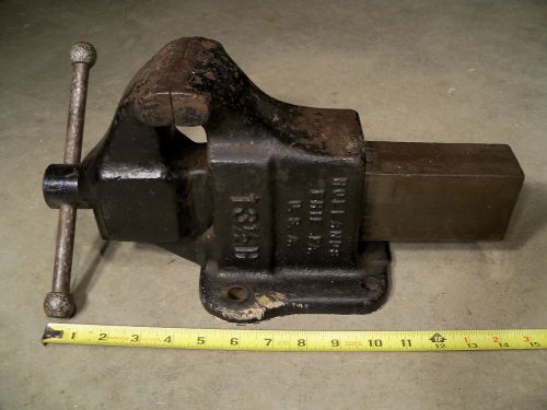 Vtintage hollands vise 34 lb blacksmith machinist welder heavy duty bench vise for sale